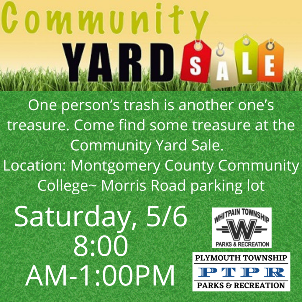 Community Yard Sale Plymouth Township